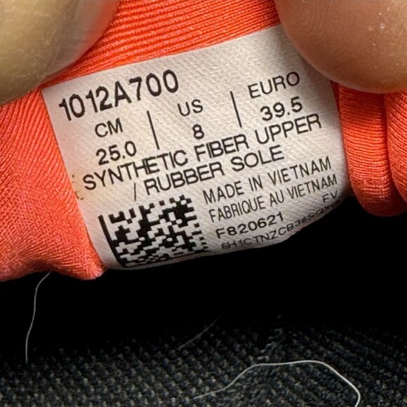 Asics Roadblast Womens Size 8 Black White Athletic Running Shoes Sneakers - Picture 8 of 9